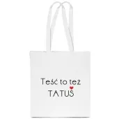 torba eko tesc to tez tatus bialy 40x35 cm
