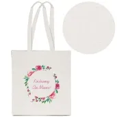 torba premium kochamy cie mamo kwiaty ecru 40x34 cm