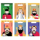 torebki foliowe krolewska impreza godan 6 szt