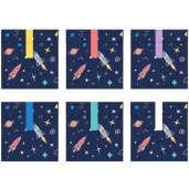 torebki na slodycze kosmos mix partydeco 6 szt