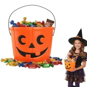 wiaderko do zbierania cukierkow na halloween dynia na slodycze dla dzieci cukierek albo psikus