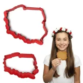 wykrojnik do masy czerwona foremka kontur polski swieto niepodleglosci 11 listopada