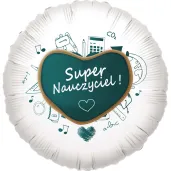 xx balon fol super nauczyciel tablica