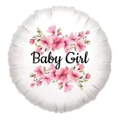 xx balon foliowy baby girl kwiat jabloni
