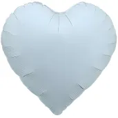 xx balon foliowy serce 45cm mglisty niebieski
