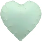 xx balon foliowy serce 45cm zielen