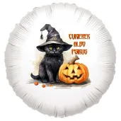 xx balon halloween kot cukierek albo psikus