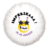 xx balon imprezka bialy