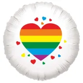 xx balon serce teczowe lgbt