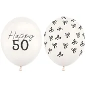 xx balony 30 cm 50 pastel off white 1 op 50 szt