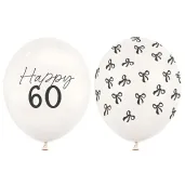 xx balony 30 cm 60 pastel off white 1 op 50 szt