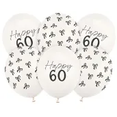 xx balony 30 cm 60 pastel off white 1 op 6 szt