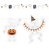 xx baner halloween happy skelton