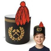 xx czapeczka barborka czerwony 1 szt