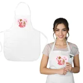 xx fartuch mama w serduszkach