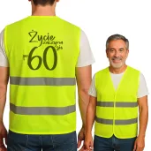 xx kamizelka odblaskowa zycie zaczyna sie po 60