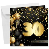xx kartka okolicznosciowa 30 urodziny