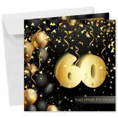 xx kartka okolicznosciowa 60 urodziny