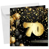 xx kartka okolicznosciowa 70 urodziny