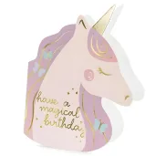 xx kartka urodzinowa jednorozec mix 15x18 5cm