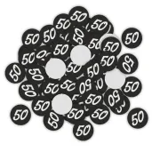 xx konfetti 50 urodziny glamour birthday