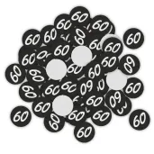 xx konfetti 60 urodziny glamour birthday