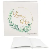 xx ksiega gosci slub wesele eukaliptus beuty