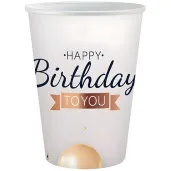 xx kubeczki pap happy birthday 250 ml 6 szt bb