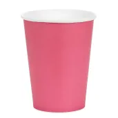 xx kubeczki papierowe ciemny rozowy 250ml 1 op 6 szt