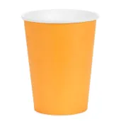 xx kubeczki papierowe jasny pomaranczowy 250ml 1 op 6 szt