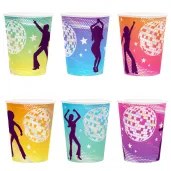 xx kubek retro disco 220ml 6szt zestaw