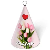 xx obciaznik stozek mama i tulipany