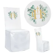 xx pokrowiec na krzeslo komunia zloty ihs