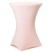 xx pokrowiec na stol koktajlowy 80x110 cm brudny roz