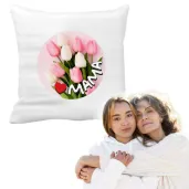 xx poszewka na poduszke mama i tulipany