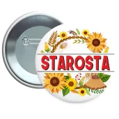 xx przypinka dozynki starosta