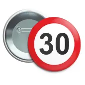 xx przypinka traffic 30