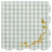 xx serwetki kratka z kokardka 33x33cm mix 1 op 12 szt