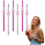 xx slomki peniski srebrno rozowe x6