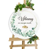 xx tablica powitalna witamy na naszym weselu