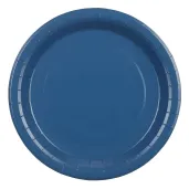 xx talerzyki papierowe granatowy 23cm 1 op 6 szt