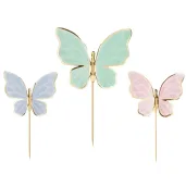 xx toppery na tort motylki 9 x 6 5 cm mix 1 op 9 szt