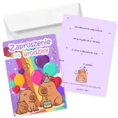 xx zaproszenie kapibara