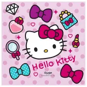 xx zse serwetki papierowe hello kitty fashion stylish 33x33 cm