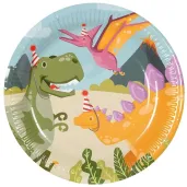 xx zta talerzyki dino party 23 cm 10 szt