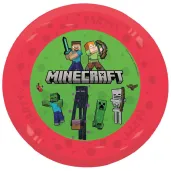 xx zta talerzyki wielokrotnego uzytku minecraft 21cm 4 szt