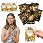 zabawa na sylwestra zdrapki wrozby noworoczne szampanski nowy rok karty 20 szt