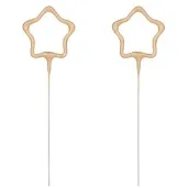 zimne ognie gwiazdki zlote partydeco 2 szt