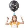 balon boy or girl czarno niebieski partypal 36