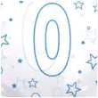 balon cyfra 0 niebieska transparentny tuban 18 rnd